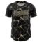 Custom Black Cream 3D Pattern Design Abstract Network Authentic Baseball Jersey