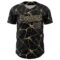 Custom Black Vegas Gold 3D Pattern Design Abstract Network Authentic Baseball Jersey