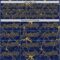 Custom Navy Old Gold 3D Pattern Design Abstract Network Authentic Baseball Jersey