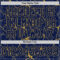 Custom Navy Old Gold 3D Pattern Design Abstract Network Authentic Baseball Jersey