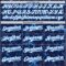 Custom Navy White-Electric Blue 3D Pattern Design Abstract Network Authentic Baseball Jersey