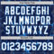Custom Navy White-Electric Blue 3D Pattern Design Abstract Network Authentic Baseball Jersey