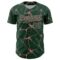 Custom Green Medium Pink 3D Pattern Design Abstract Network Authentic Baseball Jersey