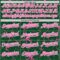 Custom Green Pink-White 3D Pattern Design Abstract Network Authentic Baseball Jersey