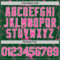 Custom Green Pink-White 3D Pattern Design Abstract Network Authentic Baseball Jersey