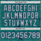 Custom Teal Gray-Navy 3D Pattern Design Abstract Network Authentic Baseball Jersey