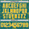 Custom Teal Gold-White 3D Pattern Design Abstract Network Authentic Baseball Jersey