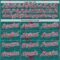 Custom Teal Crimson-White 3D Pattern Design Abstract Network Authentic Baseball Jersey