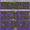 Custom Purple Black-Neon Green 3D Pattern Design Abstract Network Authentic Baseball Jersey