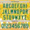 Custom Yellow Kelly Green-White Foodie Food Dessert Melting Cream Waffle Grid Authentic Baseball Jersey