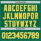 Custom Green Yellow-White Foodie Food Dessert Melting Cream Waffle Grid Authentic Baseball Jersey