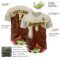 Custom Cream Brown-Old Gold Foodie Food Dessert Chocolate Fruit Authentic Baseball Jersey