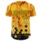 Custom Yellow-Black Foodie Food Honey Bee Authentic Baseball Jersey