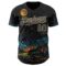 Custom Black-Cream Galaxy Star Authentic Baseball Jersey