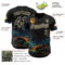 Custom Black-Cream Galaxy Star Authentic Baseball Jersey