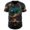 Custom Black-Aqua Galaxy Star Nebula Authentic Baseball Jersey