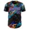 Custom Black Dark Purple-White Galaxy Star Nebula Authentic Baseball Jersey