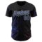 Custom Black Navy-White Galaxy Star Authentic Baseball Jersey