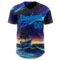 Custom Black Thunder Blue-Lakes Blue Galaxy Star Authentic Baseball Jersey