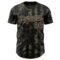 Custom Camo Black-Vegas Gold 3D Pattern Design Motorcycle Motocross Authentic Baseball Jersey