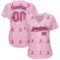 Custom Pink Black 3D Pink Ribbon Breast Cancer Awareness Month Women Health Care Support Authentic Baseball Jersey