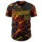 Custom Black Red-Yellow 3D Pattern Design Motorcycle Motocross Skull Flame Authentic Baseball Jersey