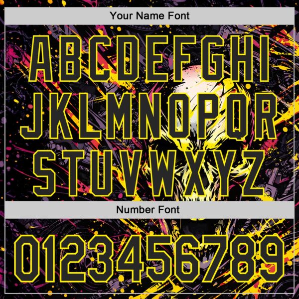 Custom Black-Light Yellow 3D Pattern Design Motorcycle Motocross Skull Authentic Baseball Jersey