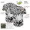 Custom White-Black Leopard Print Authentic Baseball Jersey