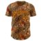 Custom Brown Bay Orange-Black Leopard Print Authentic Baseball Jersey