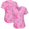 Custom Pink White 3D Pink Ribbon Breast Cancer Awareness Month Women Health Care Support Authentic Baseball Jersey