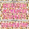 Custom Cream Pink-White Leopard Print Authentic Baseball Jersey
