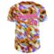 Custom Orange Hot Pink-White Leopard Print Authentic Baseball Jersey