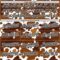 Custom Brown Black-White Leopard Print Authentic Baseball Jersey