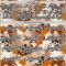 Custom Brown Black-White Leopard Print Tropical Jungle Authentic Baseball Jersey