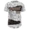 Custom White Brown-Gray Crocodile Skin Authentic Baseball Jersey