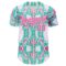 Custom White Pink-Green Snake Skin Authentic Baseball Jersey