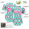 Custom White Pink-Green Snake Skin Authentic Baseball Jersey