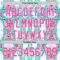 Custom White Pink-Green Snake Skin Authentic Baseball Jersey