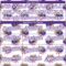 Custom White Purple 3D Pattern Design Growling Lion Among The Bowling Authentic Baseball Jersey