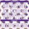 Custom White Purple 3D Pattern Design Growling Lion Among The Bowling Authentic Baseball Jersey