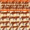 Custom City Cream Brown-Orange 3D Pattern Design Rabbit Authentic Baseball Jersey
