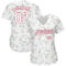 Custom White Cardinal 3D Pattern Design Rabbit Authentic Baseball Jersey