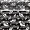 Custom Black White 3D Pattern Design Bat Authentic Baseball Jersey