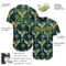 Custom Black Midnight Green-Gold 3D Pattern Design Tiger Authentic Baseball Jersey