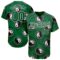 Custom Green White 3D Pattern Design Billiards Snooker 8 Ball Authentic Baseball Jersey