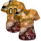 Custom Gold Black 3D Pattern Design Billiards Authentic Baseball Jersey