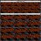 Custom Black Orange 3D Pattern Design Slant Lines Authentic Baseball Jersey