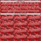 Custom Red White 3D Pattern Design Slant Lines Authentic Baseball Jersey