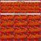Custom Red Gold 3D Pattern Design Slant Lines Authentic Baseball Jersey