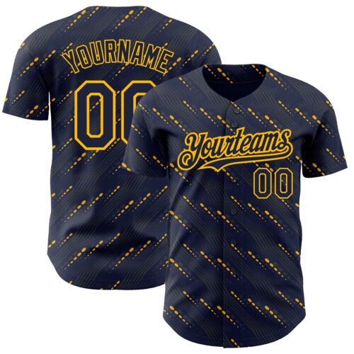 3DPattern2190_c73f9d3b-9921-42f8-a5e2-77c0de34b8bb Custom Navy Red 3D Pattern Design Slant Lines Authentic Baseball Jersey